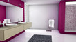 Bathroom Dark Pink