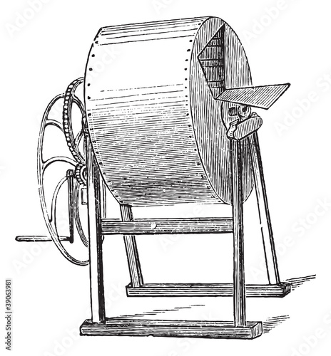 Vector: Wheel washing-machine vintage Wheel washing-machine vintage