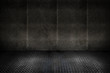 grungy metal industrial plates room grungy metal industrial plates room