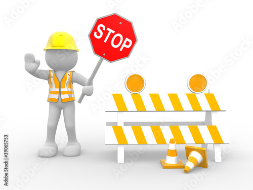 Illustration: Construction worker Construction worker