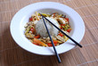 Reis mit Tofu,Gemüse und Cashews