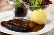 Sauerbraten mit Kartoffelknödel