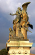 Rome. Statue of angels from National Monument to Victor Emmanuel