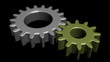 Silver and Golden Cogwheels