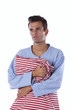 Man with nightclothes