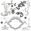collezione di elementi decorativi