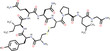 Oxytocin "love hormone" structural formula