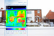 thermal imaging of  row houses