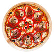 pizza with mushrooms