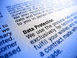 Datenschutz Data Protection