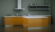 Wohndesign - Küche orange