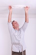 fixing, plaster ceiling rose