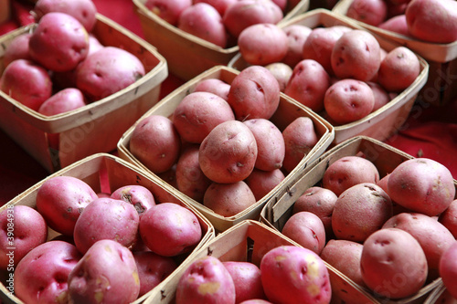 Photo: containers of red potatoes containers of red potatoes