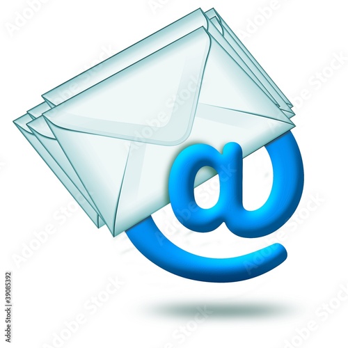Illustration: Messagerie internet. Messagerie internet.