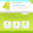 Green House. Web site design template, vector Green House. Web site design template, vector