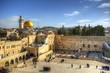 Old City Of Jerusalem at the Wailing Wall and Dome of the Rock