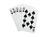 Royal flush spades for poker