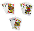Classic playing cards - quads