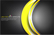 Vector abstraction with a dark background and yellow elements Vector abstraction with a dark background and yellow elements