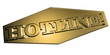 3D Goldschrift - HOTLINE