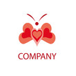 Logo love butterfly # Vector Logo love butterfly # Vector