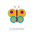 Logo modern butterfly # Vector Logo modern butterfly # Vector