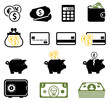 Vektor: Finance symbols set Finance symbols set