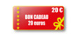 Bon cadeau de 20 euros Bon cadeau de 20 euros