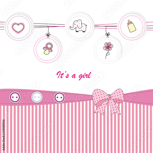 Illustration: Cute kids card Cute kids card