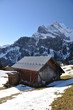 Spring in Braunwald, famous Swiss skiing resort