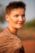 Beautiful Woman Close Up Portrait