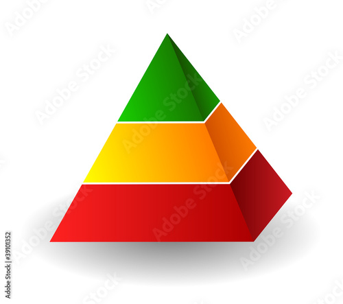 Vector: Vector pyramid illustration Vector pyramid illustration