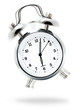 Clásico reloj despertador sonando
