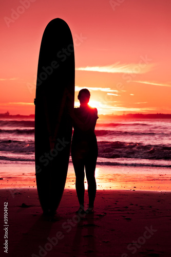 Photo: Surfer girl Surfer girl