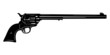 Black and White Long Barrel Pistol