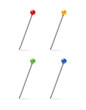 multicolor dot pushpin