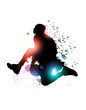 Abstract Basketball Silhouette Abstract Basketball Silhouette