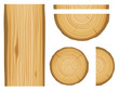 Wood texture and elements