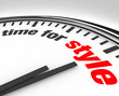 Time for Style Clock Advice to Dress with Fashion