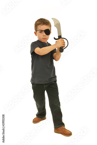 Photo: Boy playing pirate Boy playing pirate