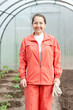 farmer in  greenhouse