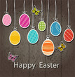 Colorful Easter eggs