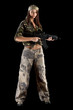 Beautiful army girl