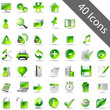 Icon-Set Grün