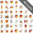 Icon-Set orange