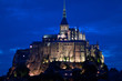 The Mont Saint Michel at evening