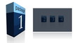 Promotion template for products and services - Blue