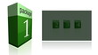 Promotion template for products and services - Green