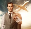 Businessman traveling concept.