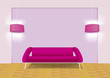 Modern urban interior
